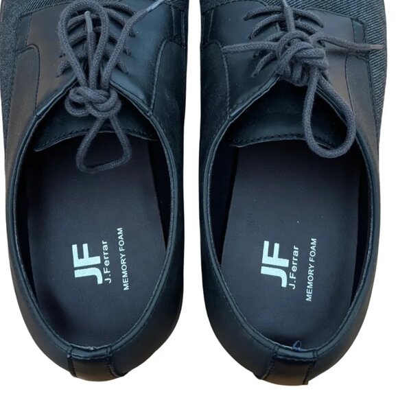 NEW JF J.FERRAR Marcus Oxford Shoes in Black Memory Foam MEN'S 10 - Picture 6 of 11